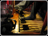 "Footcam" locked and loaded on Shawn Browns dirty sock - Riverbank Studios (WFLA-TV) - Tampa, FL