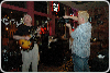 Robert Kraut told Joe to keep his distance.  Good thing his eyes are closed! - Park Street Tavern - Columbus, OH - Photo courtesy:  Michael Ivey