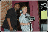 Joe and Murv talk over angles during shoot at Park St. Tavern - Columbus, OH - Photo courtesy:  Michael Ivey