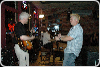 Joe glides to Robert Kraut during solo at Park Street Tavern - Columbus, OH - Photo courtesy:  Michael Ivey